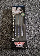 Bulls Blue Pegasus Darts - Steel Tip - 95%  Tungsten - Style C - 24g