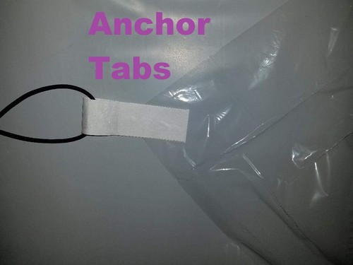 Tyvek anchor loops w - 10, ct.