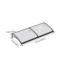 Door Canopy Awning Shelter Front Back Porch Outdoor Patio Shade Roof Rain Cover