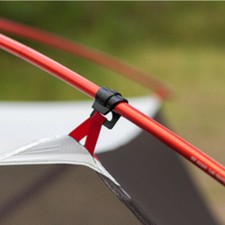 50Pcs Tent Clips Suspension Hooks Awning Pole Frame Inner Hanger C Clip