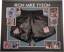 *** Rare MIke Tyson SIGNED Shorts Autographed Display *** NEW Framed DISPLAY