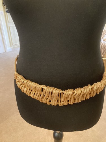 Zara gold metal mesh belt - mesh,