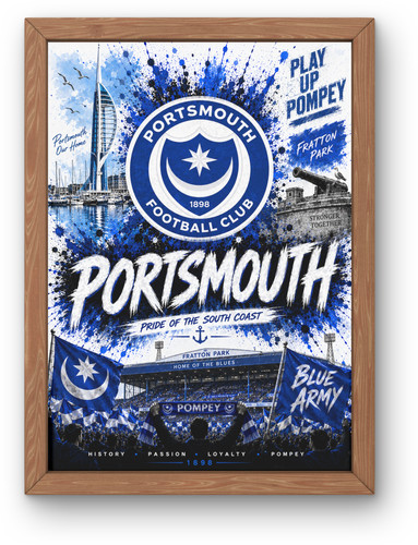 Portsmouth poster fratton - portsmouth,