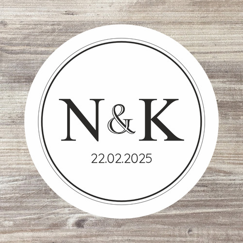 Personalised wedding stickers - wedding,