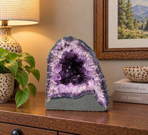 Amethyst crystal geode 1149 - geode,