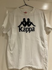 Kappa Men's White Short Sleeve T-Shirt Medium