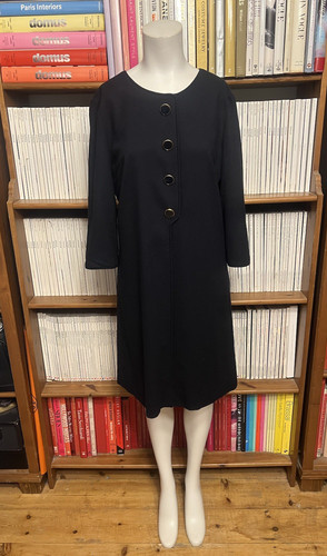 Goat ladies dress navy - goat, uk