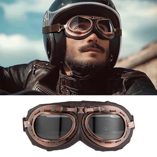 Retro motorcycle goggles - retro,