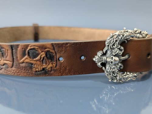 One kind leather tooled - of,