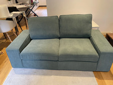 IKEA 2 Seat Kelinge Grey-Turquoise Sofa