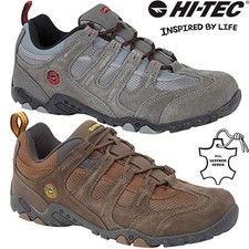 Mens Hi Tec Leather Walking Hiking Trainers Trekking Boots Running Shoes Size