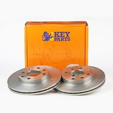 2x Brake Discs Vented For