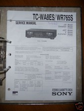 Service manual Sony