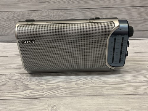 Sony radio icf - sony, silver