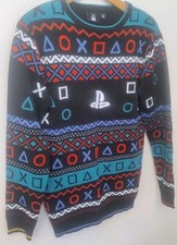 Playstation Christmas Jumper Aged 14-15  Pull Over Round Neck Sweater Primark