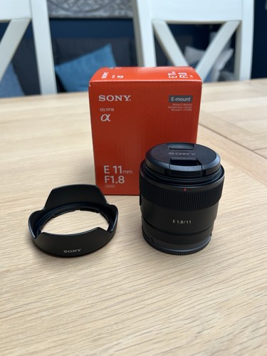 Sony 11mm 8 lens - e,