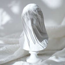 Veiled Lady Bust Greek Goddess