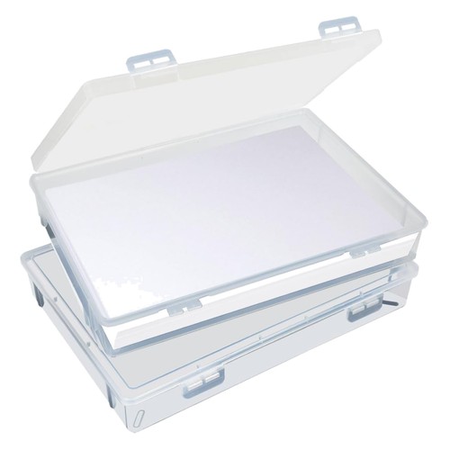 Clear plastic file storage - plastic,