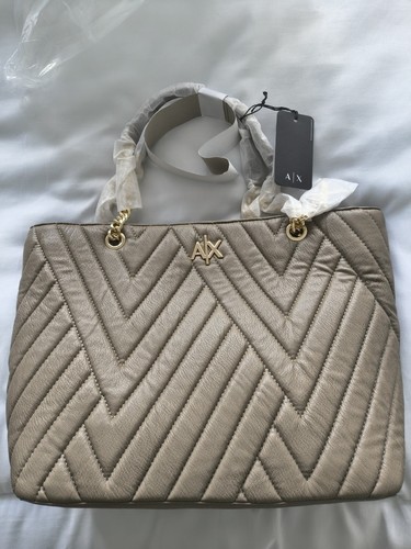 Armani exchange bag beige - bag,