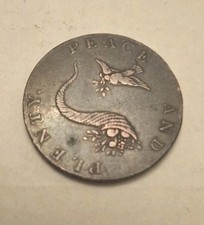 1794 HAMPSHIRE "PEACE AND PLENTY" HALFPENNY CONDER TOKEN