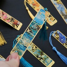 Metal Art Bookmark Tassel Van