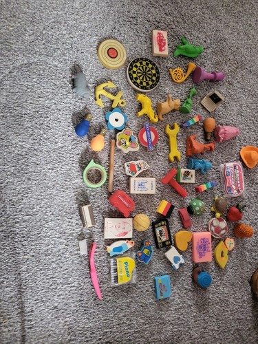 Erasers vintage collection - vintage,
