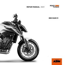 Workshop manual for KTM 890