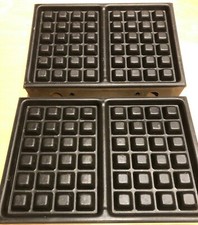 TEFAL Vintage Retro Sandwich Maker Waffle Plates Model 74150 Excellent condition