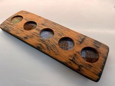 Glencairn glass holder made from reclaimed whisky barrel stave