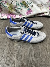 Adidas Originals Jeans (2017) Retro City Casuals Grey Suede Blue - UK 9