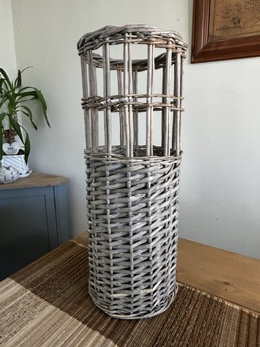 Vintage large wicker basket - vintage,