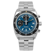 Nivada Grenchen Autochron Blue