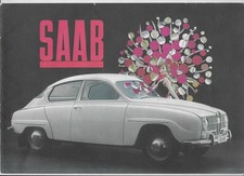 1965 Saab 96 saloon car (two-stroke engine) brochure