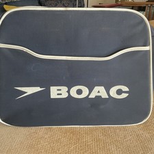 Original Vintage Retro BOAC Cabin Crew Luggage Flight Bag 