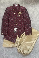Brand New (Unworn) - Boys Indian Sherwani,   3 Piece  Age 7