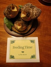 Franklin Mint set of Baby Bird Sculpture s