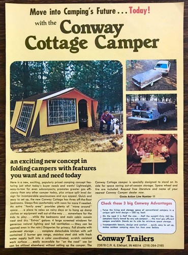 1980 conway cottage camper - 1980,