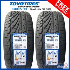 2X New 195 50 15 TOYO PROXES TR-1 82V 1955015 195/50R15 *B WET GRIP* (2 TYRES)