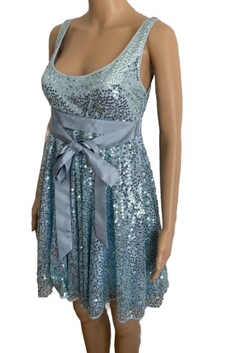 Mid 2000s blue sequined betsey - 2000s,