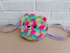Smiggle Kids Shoulder Bag Fluffy Rainbow Multi Colour