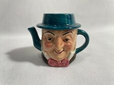 Vintage Artone Mini Mr Wilkins Micawber Toby Jug Character Teapot England