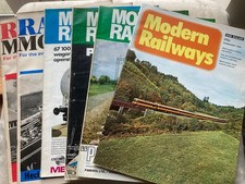 Train Magazines From The 1970s Modern Railways Railways Modeller X 6 Copies