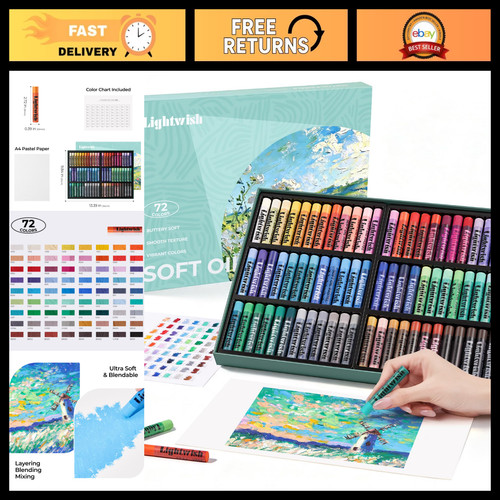 Colors soft oil pastels set - soft,