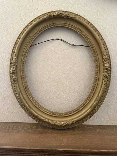 Large antique oval - oval, ornate