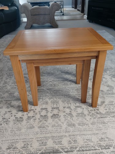 Oak nest tables - oak,