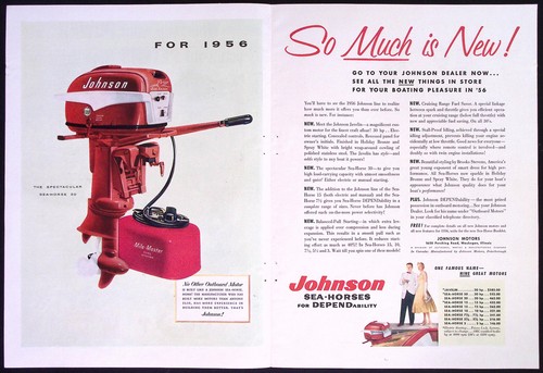1956 johnson motors hp - 1956, 30