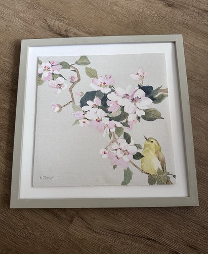Fletcher pink blossom framed - a,