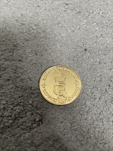 King charles gold coin - king,