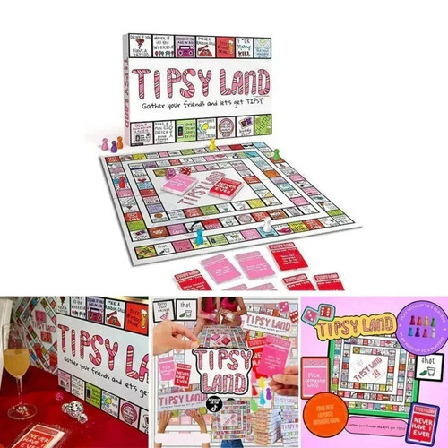 Tipsy land drinking game - land, for