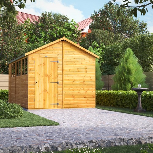 Shed power apex garden - shed,